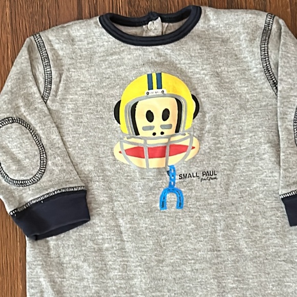 Lot of 5 Baby Boy Pajamas Designer 6-12 Months EUC - Picture 3 of 12